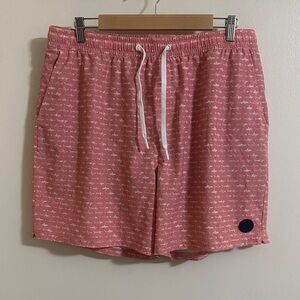 EUC Rhoback Men’s Salmon Fish Swim Trunks XXL